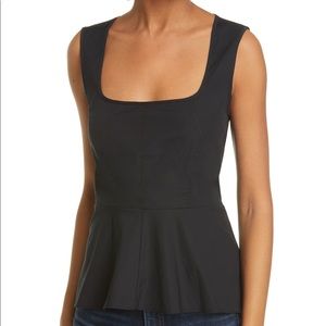 NWT Veronica Beard Basso Peplum Top